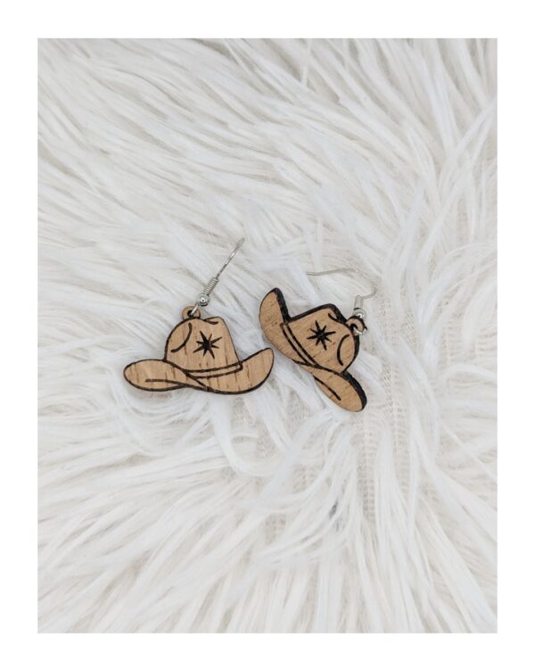 Boucles d’oreilles – Chapeau - étoile