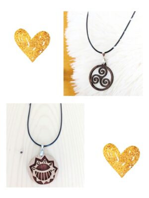 Collier et son pendentif personnalisable