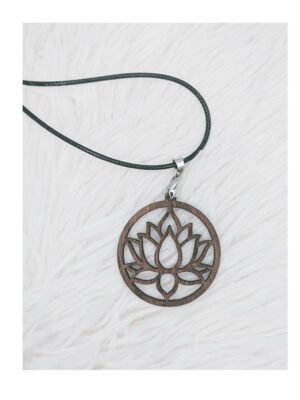 Collier et son pendentif - Fleur de lotus