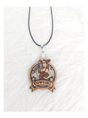 Collier et son pendentif - Cowgirl