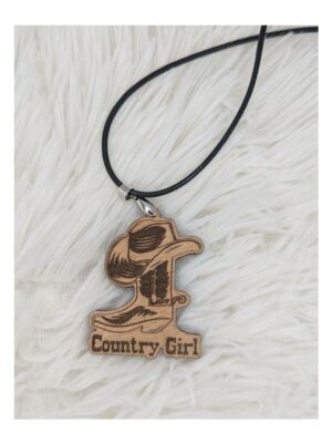 Collier et son pendentif - Cowgirl