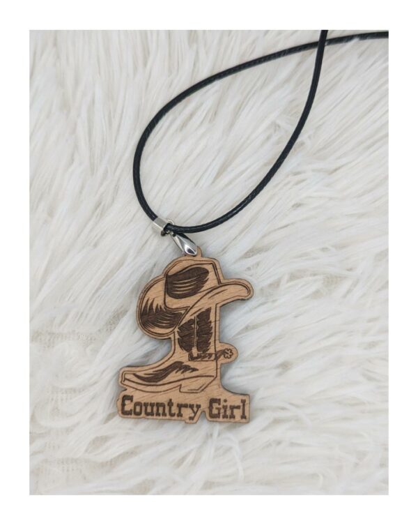 Collier et son pendentif - Cowgirl