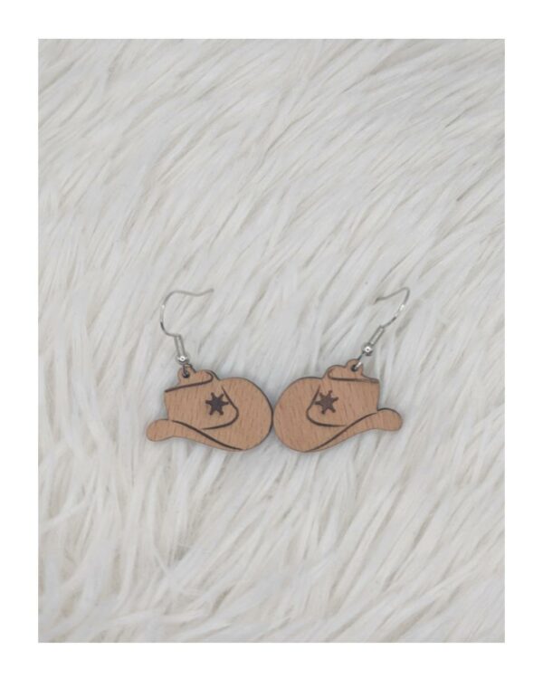 Boucles d’oreilles – Chapeau - étoile