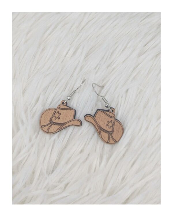 Boucles d’oreilles – Chapeau - étoile